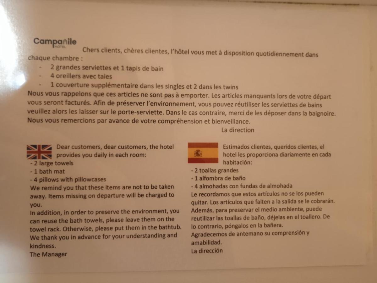 Hotel Restaurant Campanile Aurillac Bagian luar foto